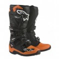 alpinestars tech 7 pretas laranjas